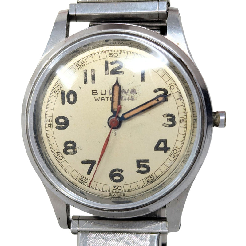 Bulova Water-Tite 28mm 1940’s Watch - For Parts