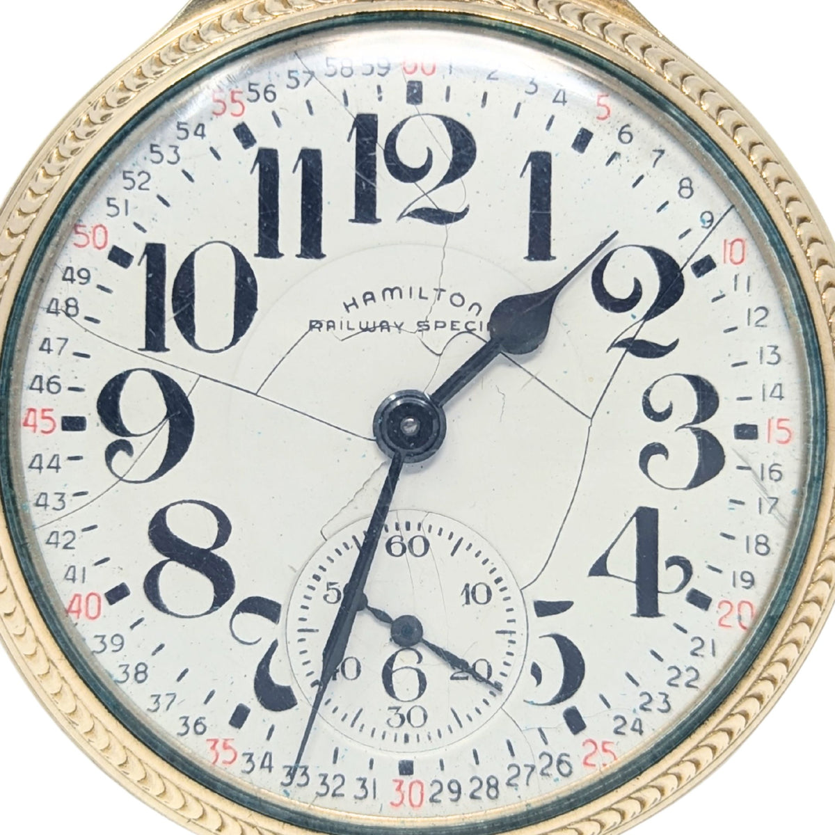 Hamilton Gold Filled 992B 15S 21J Railway Special Pocket Watch