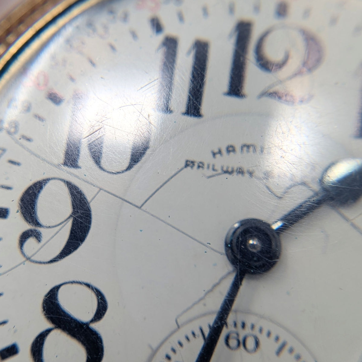 Hamilton Gold Filled 992B 15S 21J Railway Special Pocket Watch