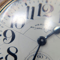 Hamilton Gold Filled 992B 15S 21J Railway Special Pocket Watch