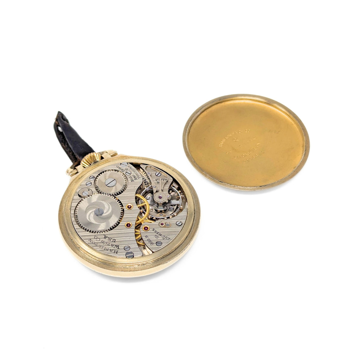 Hamilton Gold Filled 992B 15S 21J Railway Special Pocket Watch