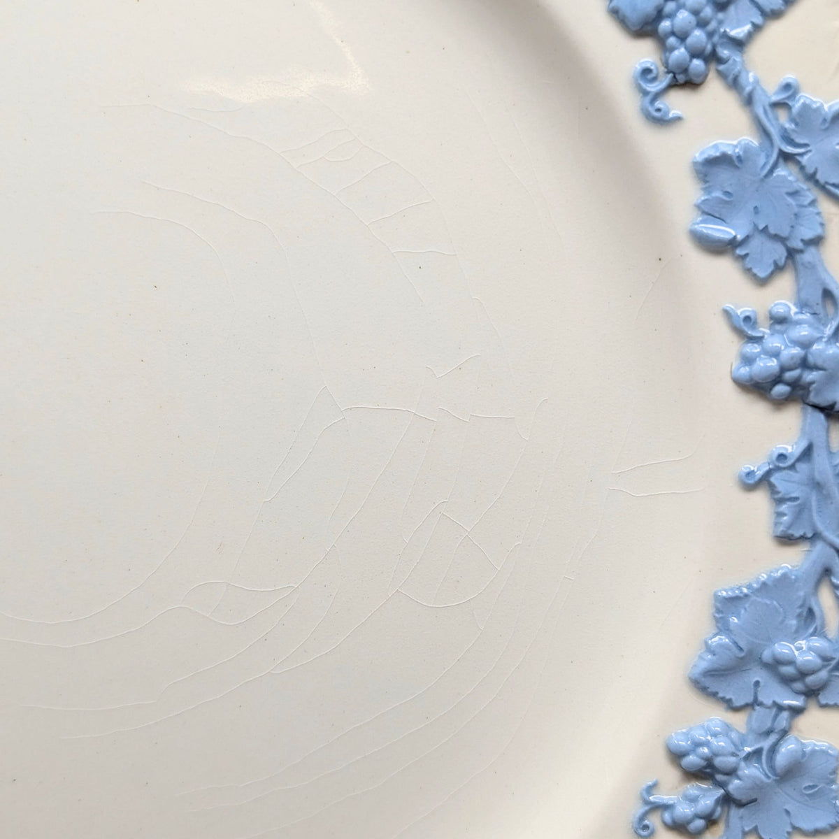 Wedgwood "Lavender on Cream" Shell Edge Luncheon Plates (Set of 6)