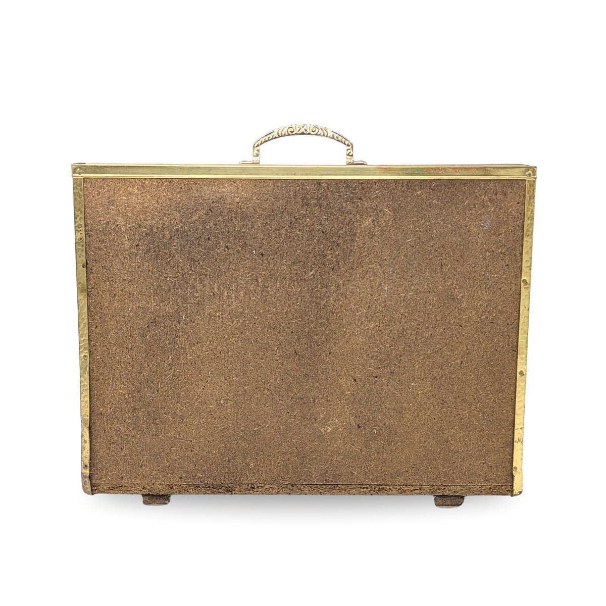 English Ducks Swimming Vintage Brass Magazine Rack