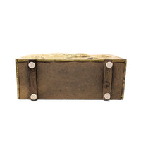 English Ducks Swimming Vintage Brass Magazine Rack