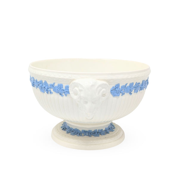 Wedgwood "Lavender on Cream" Rams Head Footed Bowl