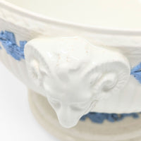 Wedgwood "Lavender on Cream" Rams Head Footed Bowl