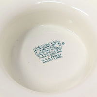 Wedgwood "Lavender on Cream" Rams Head Footed Bowl