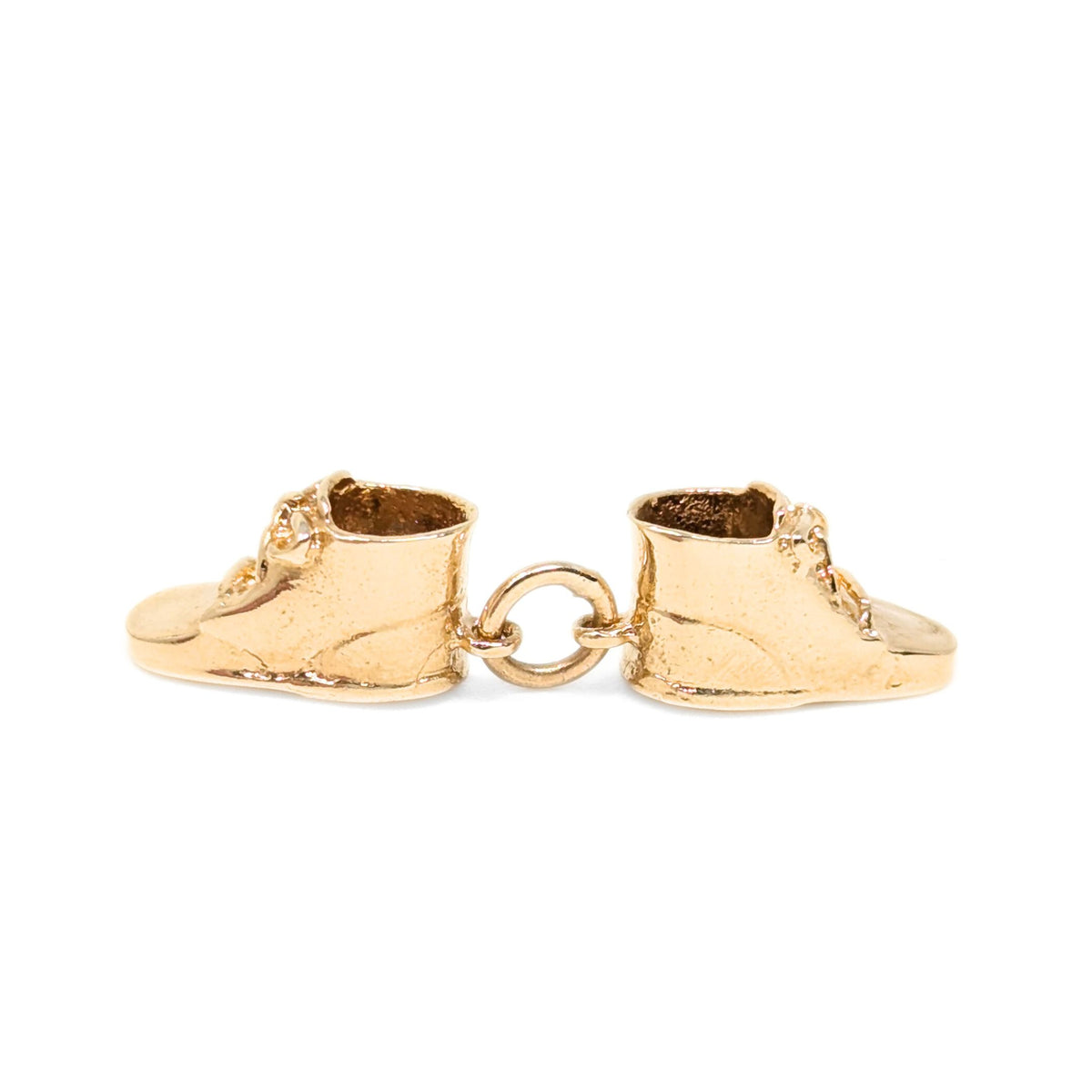 Vintage 14K Gold Baby Shoes Charm