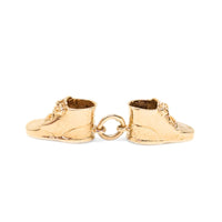 Vintage 14K Gold Baby Shoes Charm