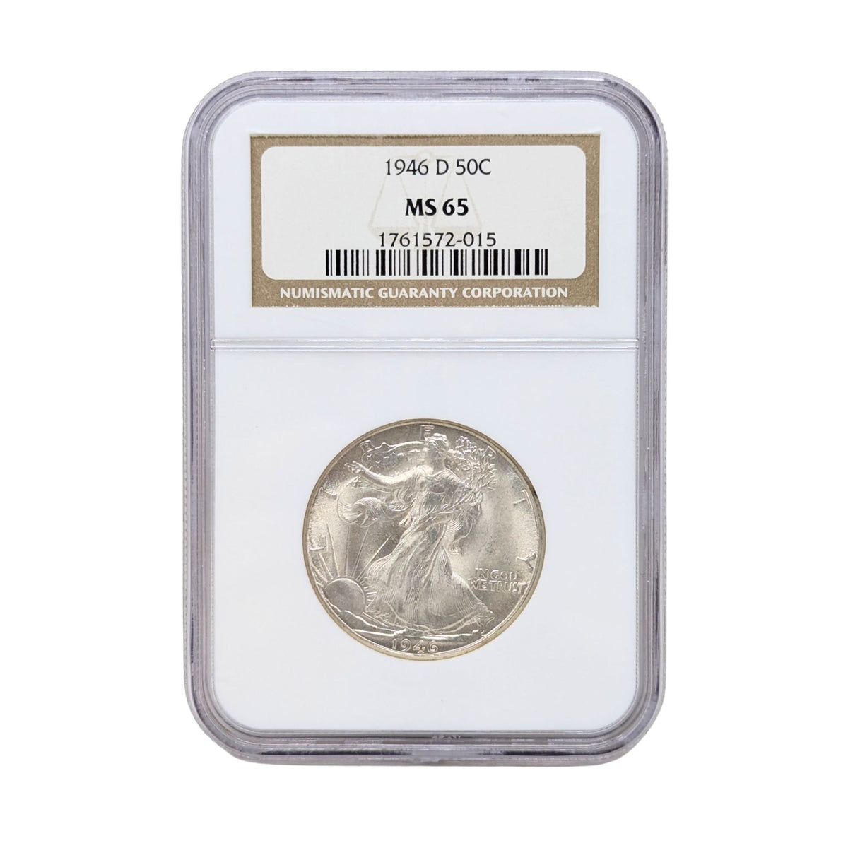 1946-D NGC MS65 Walking Liberty Half Dollar