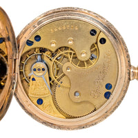 Elgin 1892 Gold Filled Model 2 #117 6S 7J Hunting Pocket Watch
