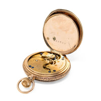 Elgin 1892 Gold Filled Model 2 #117 6S 7J Hunting Pocket Watch