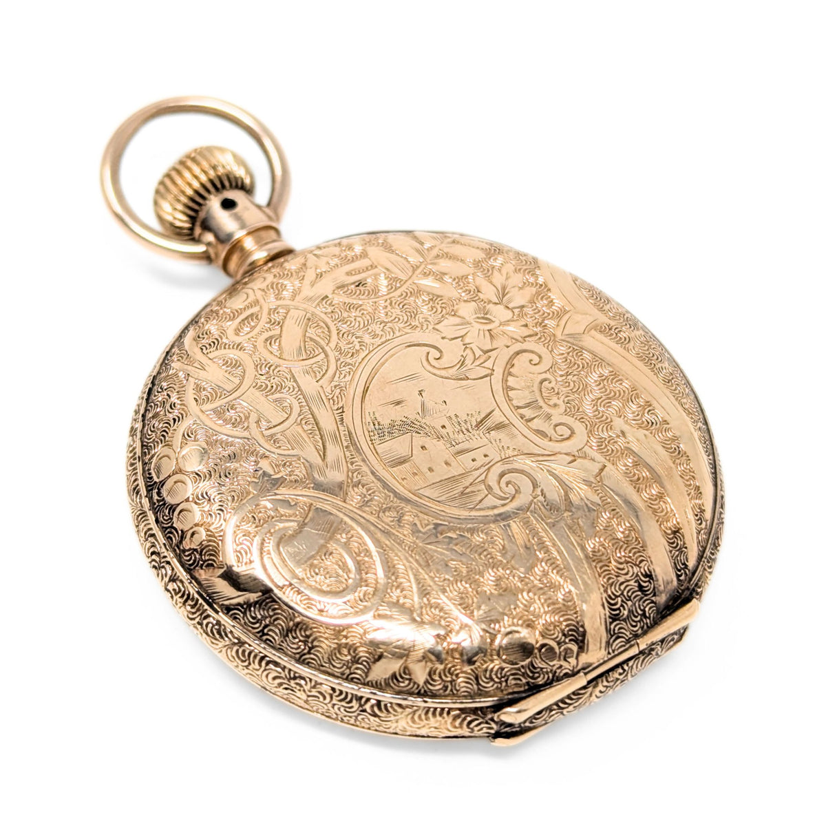 Elgin 1892 Gold Filled Model 2 #117 6S 7J Hunting Pocket Watch