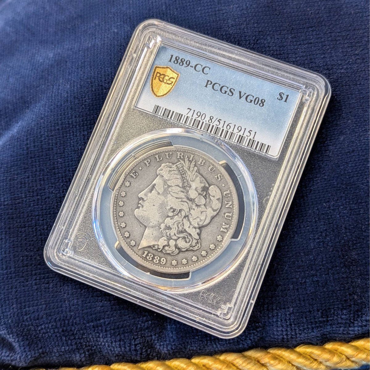 1889-CC PCGS VG08 Morgan Dollar