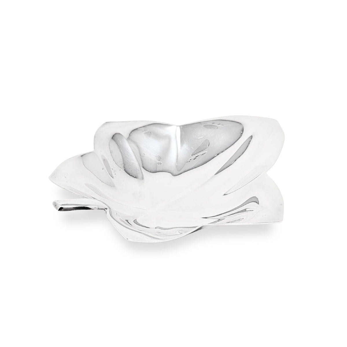 Tiffany & Co. Sterling Silver Maple Leaf Nut Dish