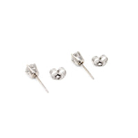 14K White Gold 1/2tcw Diamond Stud Earrings