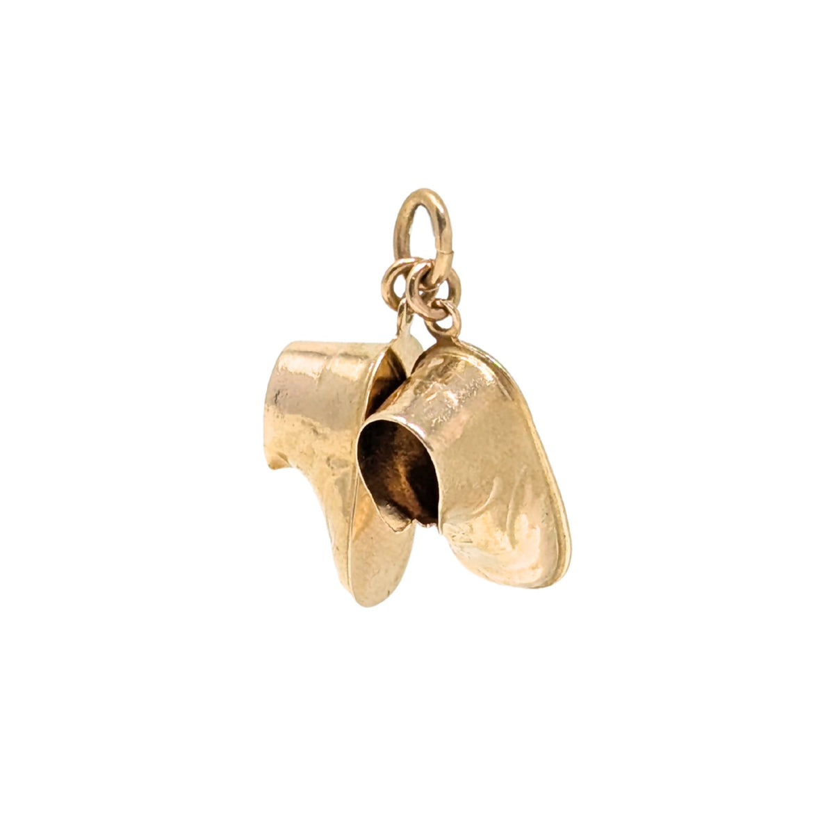 Vintage 14K Baby Shoes Charm