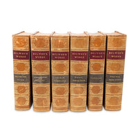 Bulwer's Works, The Continental Press c. 1900, 6 Half Bound Books