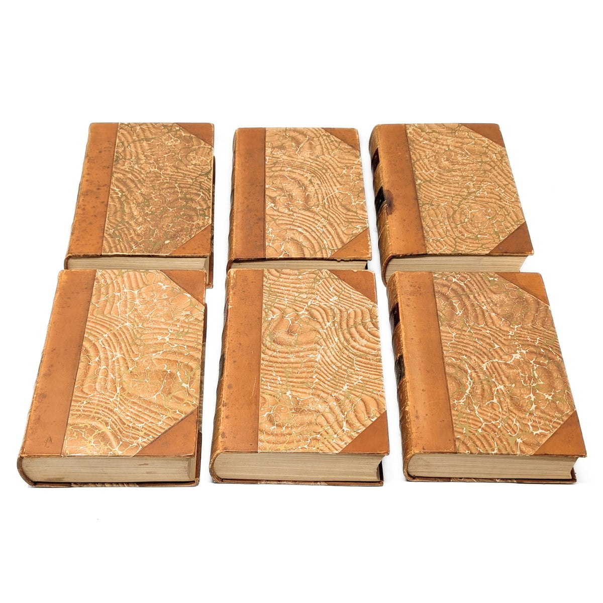 Bulwer's Works, The Continental Press c. 1900, 6 Half Bound Books