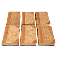Bulwer's Works, The Continental Press c. 1900, 6 Half Bound Books