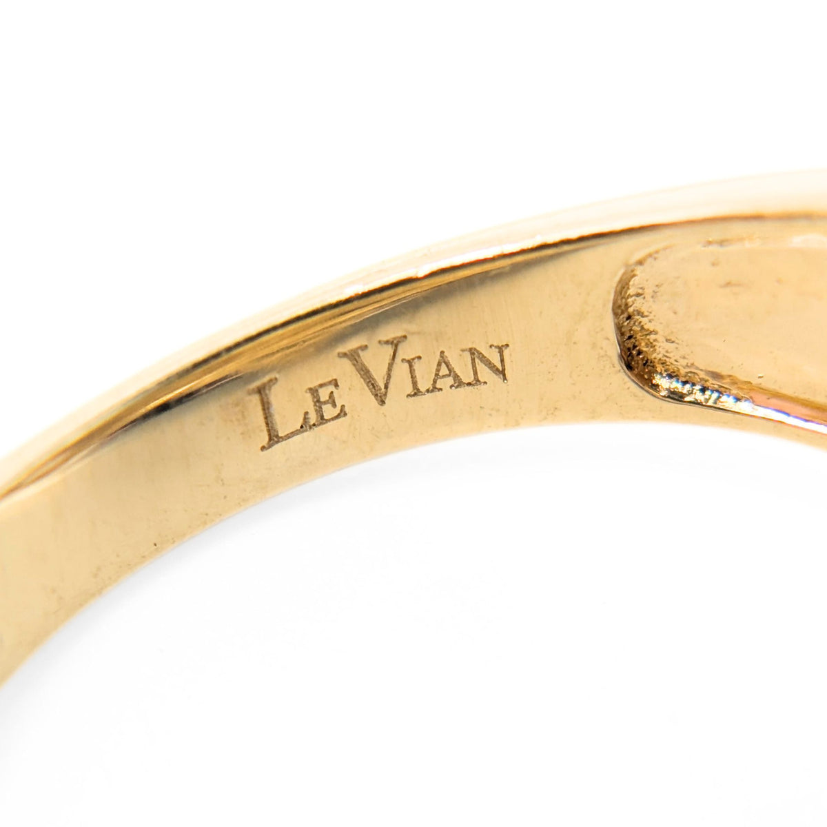 Le Vian 14K Gold 1.2tcw Vanilla/Chocolate Diamond Ribbon Ring - Size 7