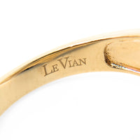 Le Vian 14K Gold 1.2tcw Vanilla/Chocolate Diamond Ribbon Ring - Size 7