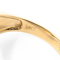 Le Vian 14K Gold 1.2tcw Vanilla/Chocolate Diamond Ribbon Ring - Size 7