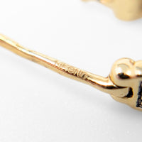 14K Gold 36 Diamond Mini Hoop Earrings