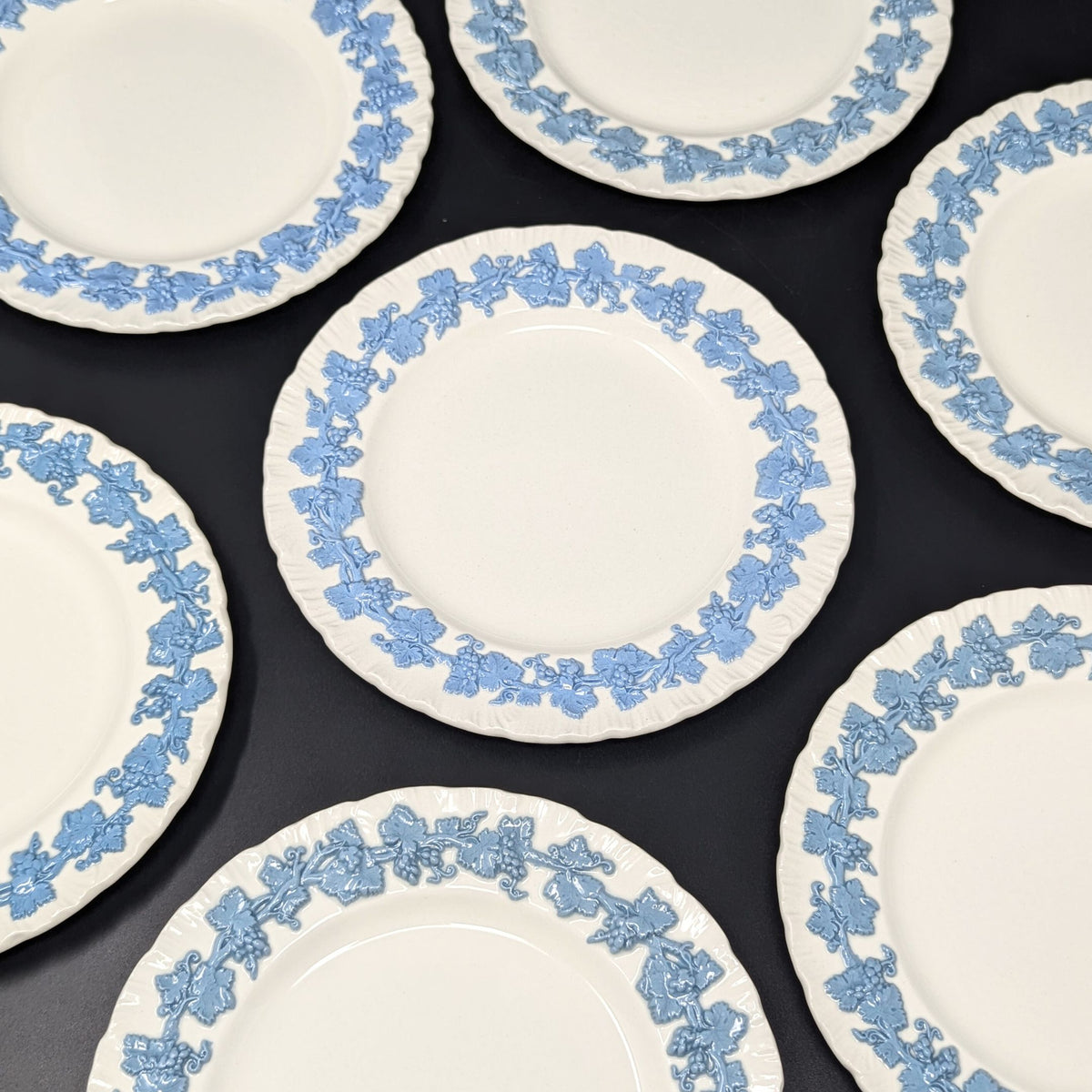 Wedgwood "Lavender on Cream" Bread & Butter Plates (Set of 8)