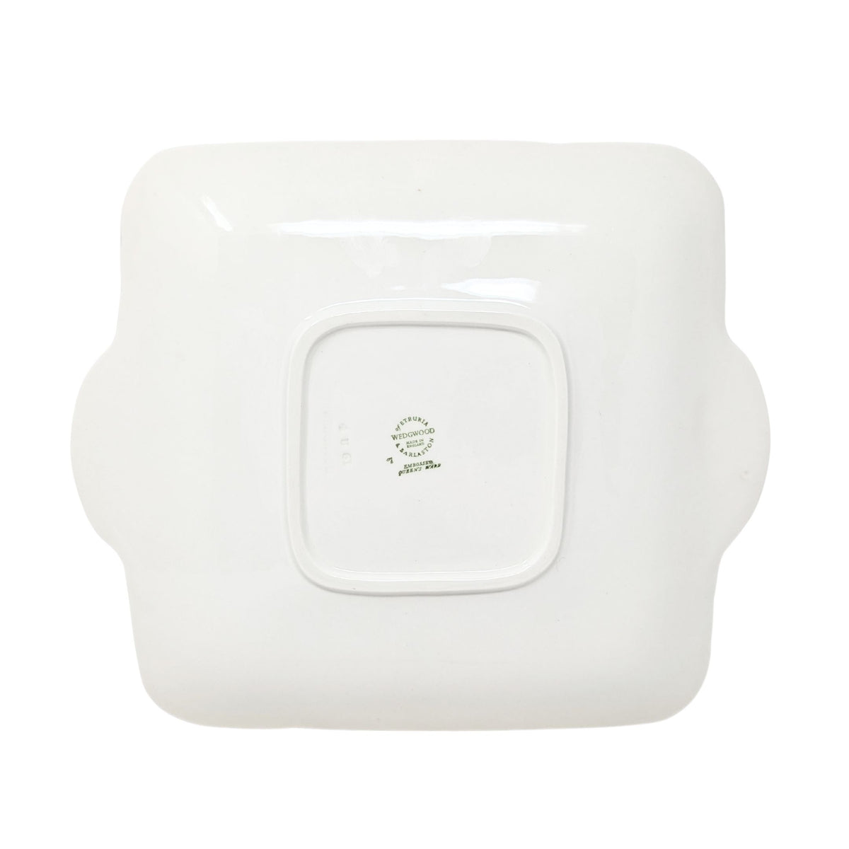 Wedgwood "Lavender on Cream" Shell Edge Square Handled Cake Plate