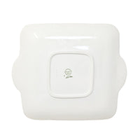 Wedgwood "Lavender on Cream" Shell Edge Square Handled Cake Plate