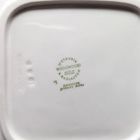 Wedgwood "Lavender on Cream" Shell Edge Square Handled Cake Plate