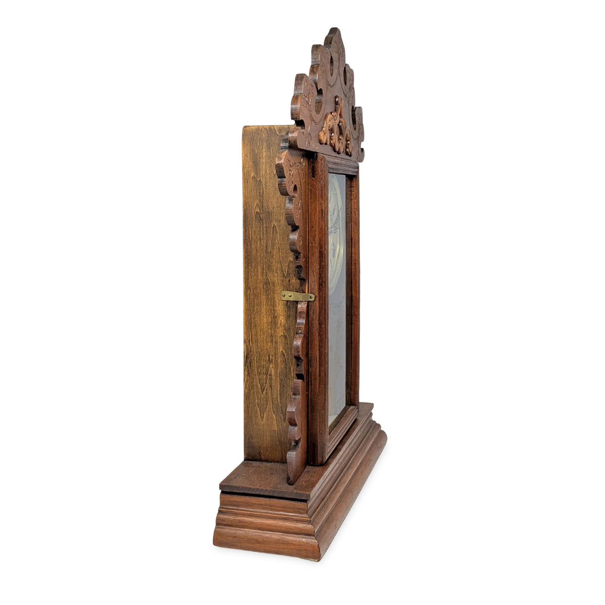 EN Welch 1890 #4 8-Day Gingerbread Mantel Clock