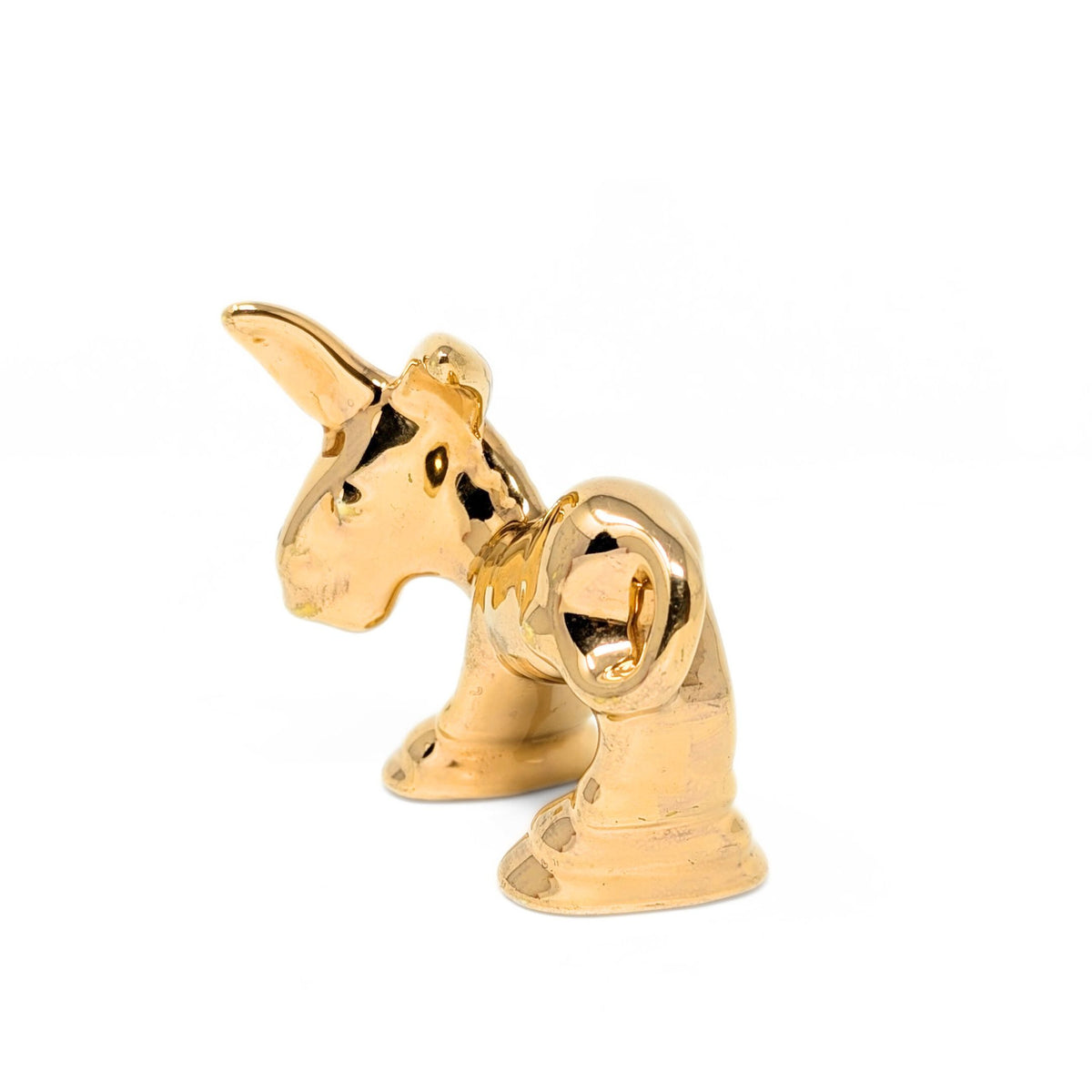 Homer Laughlin Maverick Menagerie Harlequin Gold Donkey