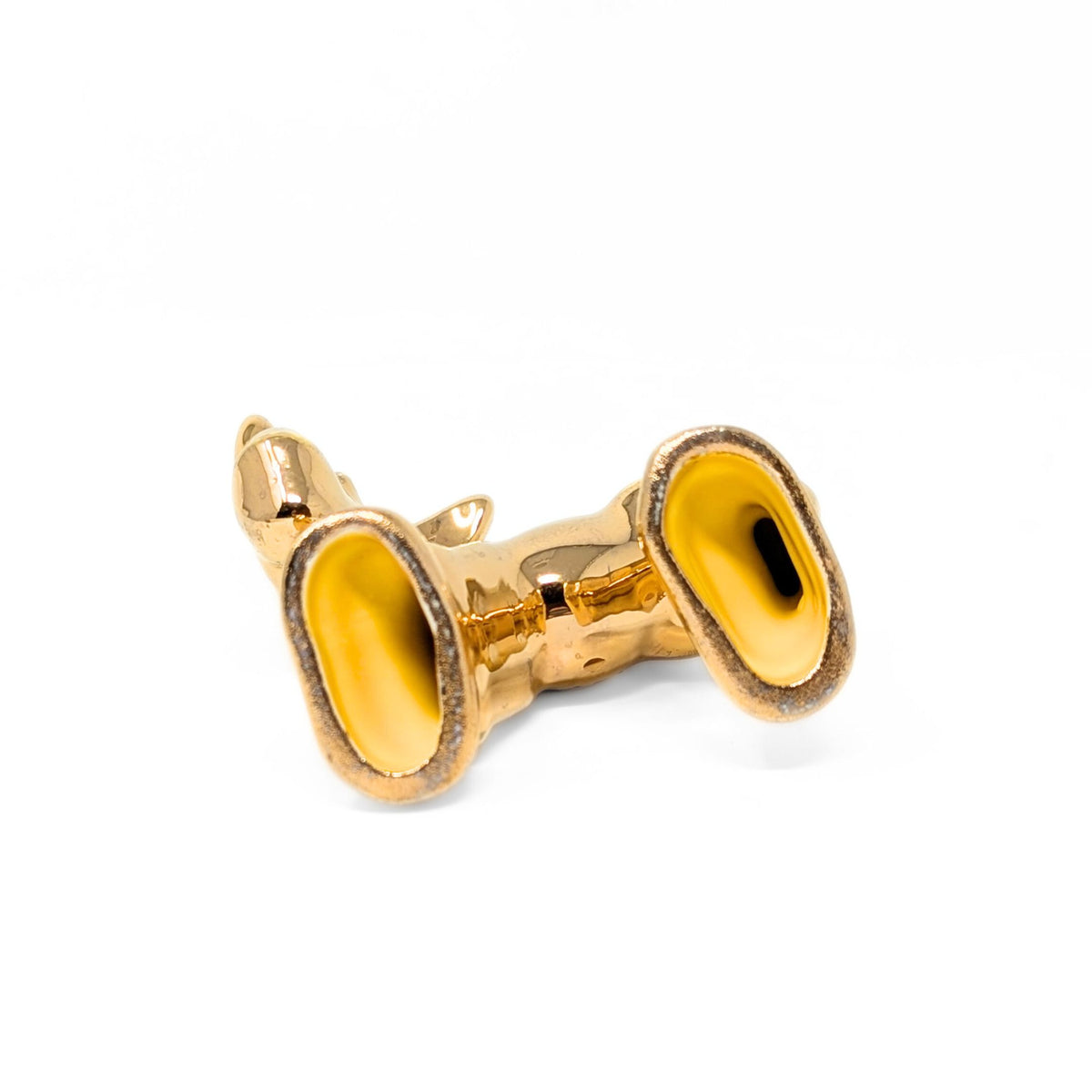 Homer Laughlin Maverick Menagerie Harlequin Gold Donkey