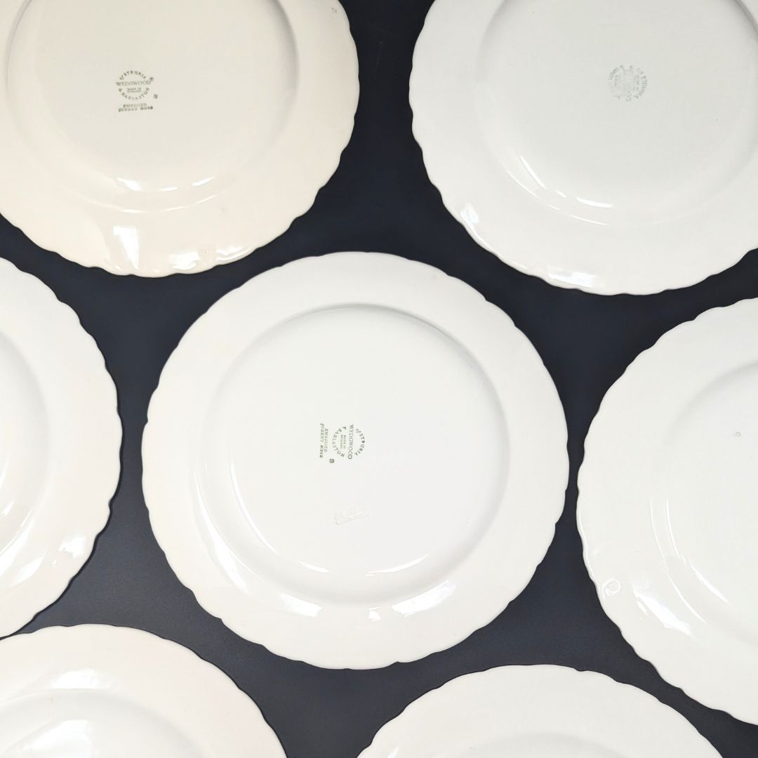 Wedgwood "Lavender on Cream" Salad Plates (Set of 9)