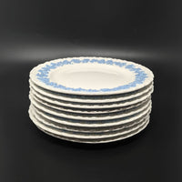 Wedgwood "Lavender on Cream" Salad Plates (Set of 9)
