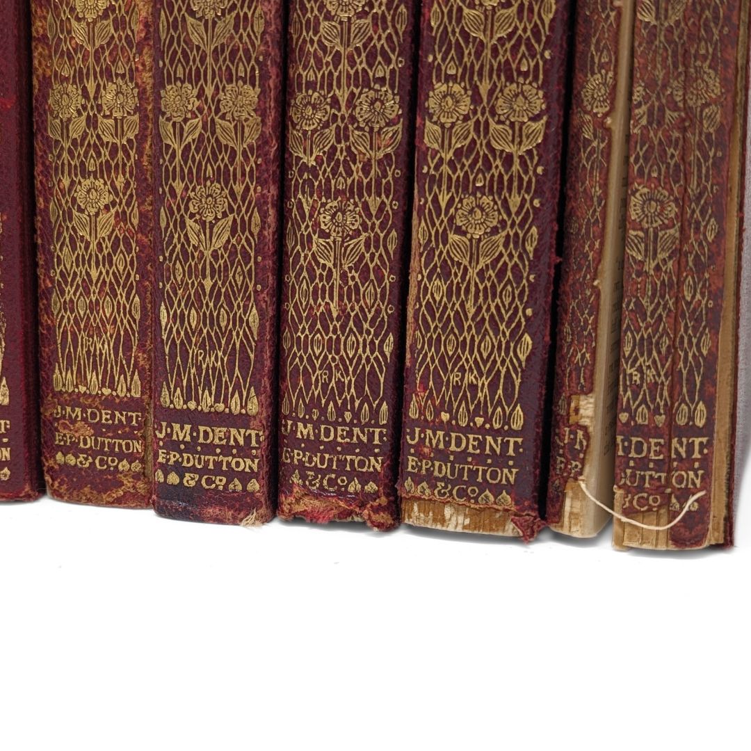 Early 20th c. "Everyman's Library" Collection, Twelve Volumes