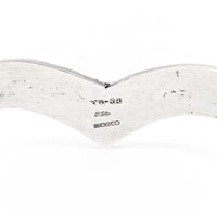 Taxco TM-95 Sterling Geometric Cuff Bracelet