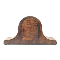 Sessions Restored Antique 8-Day Tiger Oak Art Deco Mantle Clock