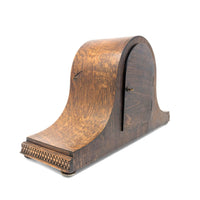 Sessions Restored Antique 8-Day Tiger Oak Art Deco Mantle Clock