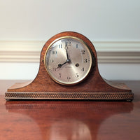 Sessions Restored Antique 8-Day Tiger Oak Art Deco Mantle Clock