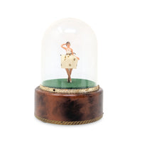Vintage Swiss Music Box With Ballet Dancer