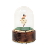 Vintage Swiss Music Box With Ballet Dancer