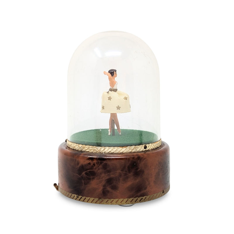 Vintage Swiss Music Box with Ballet Dancer
