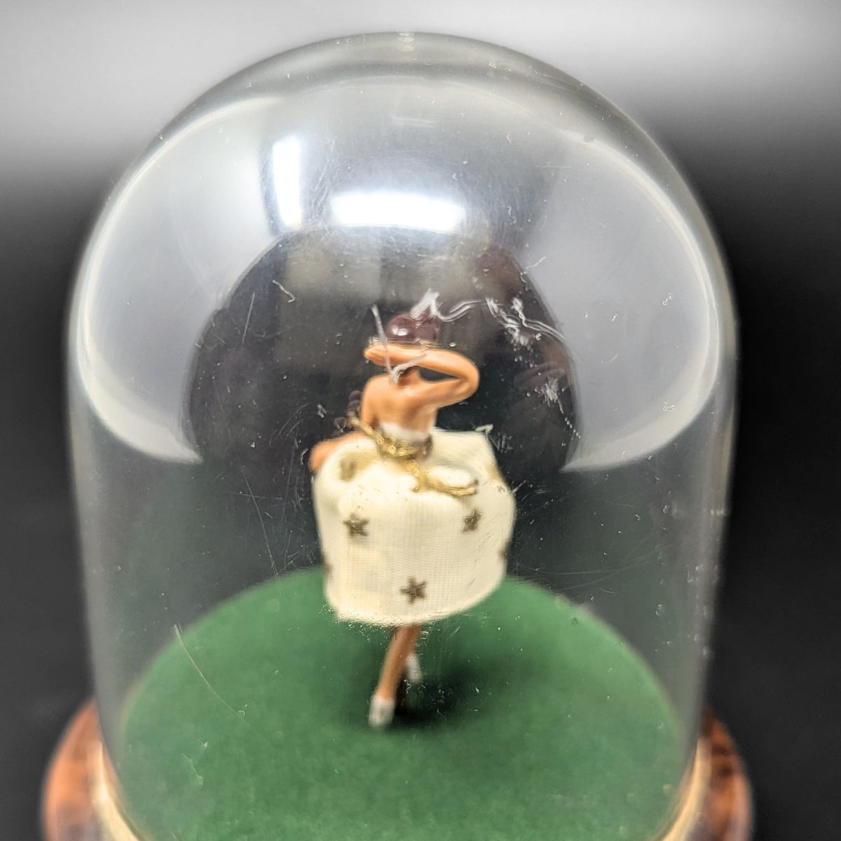 Vintage Swiss Music Box With Ballet Dancer