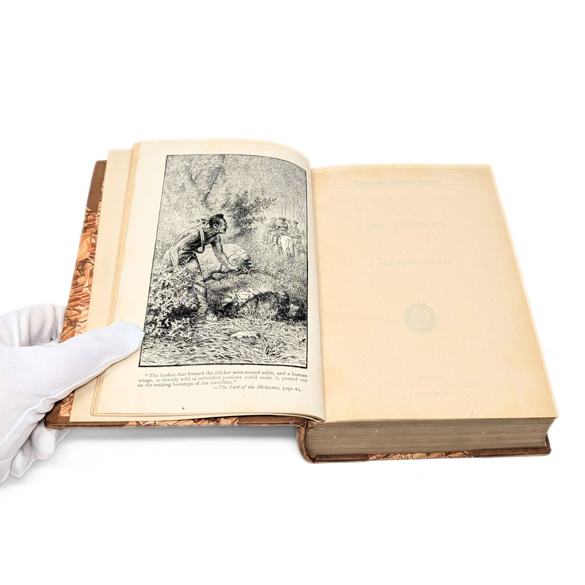 Cooper's Novels, Six Volumes, Illustrated Sterling Edition, c. 1909