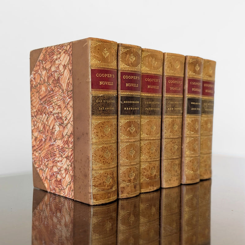 Cooper's Novels, Six Volumes, Illustrated Sterling Edition, c. 1909