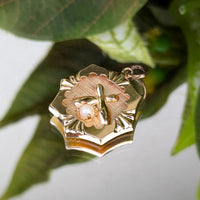 14K Gold & Pearl 1950’s Bowling Pendant/Charm