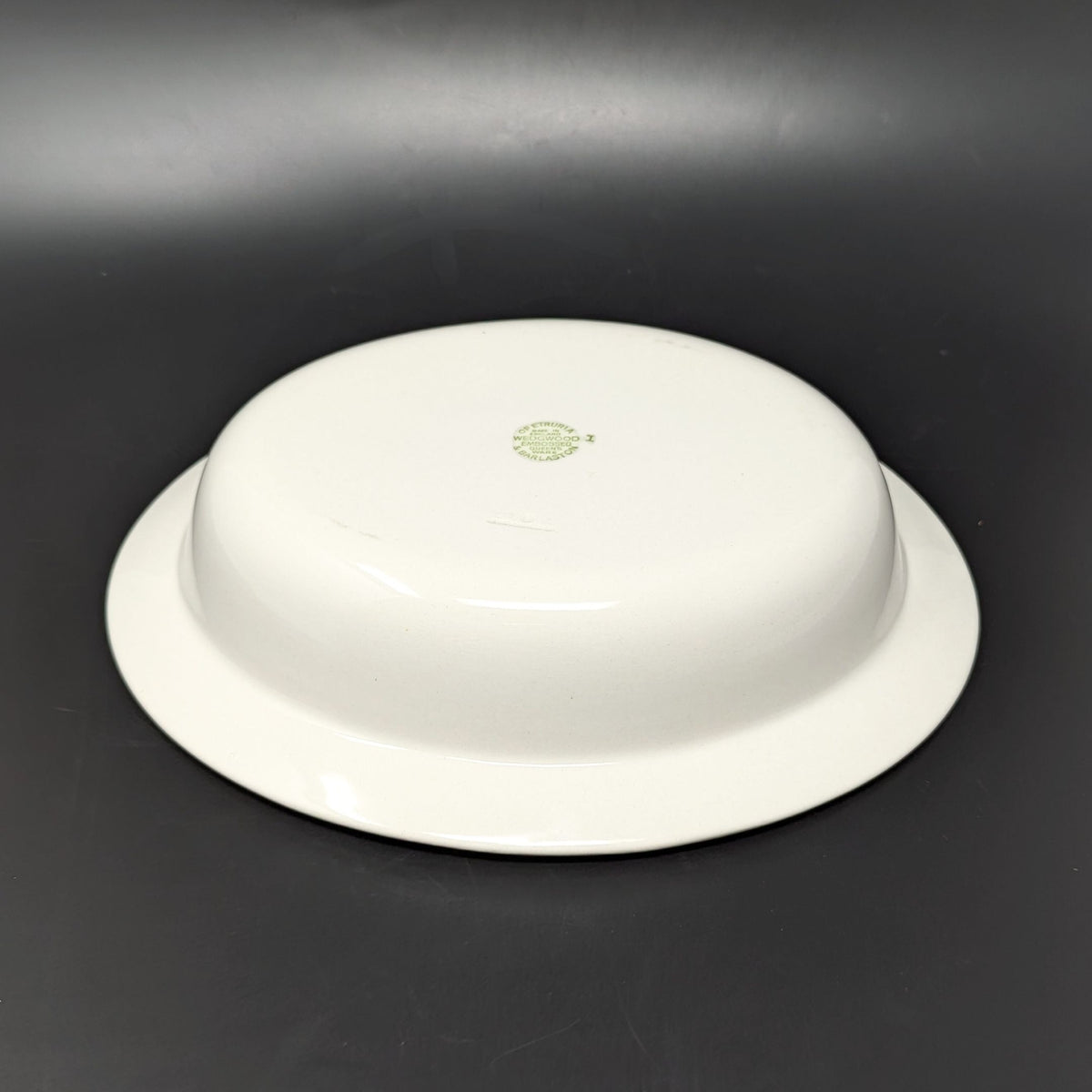 Wedgwood "Lavender on Cream" 9" Oval Vegetable/Serving Bowl